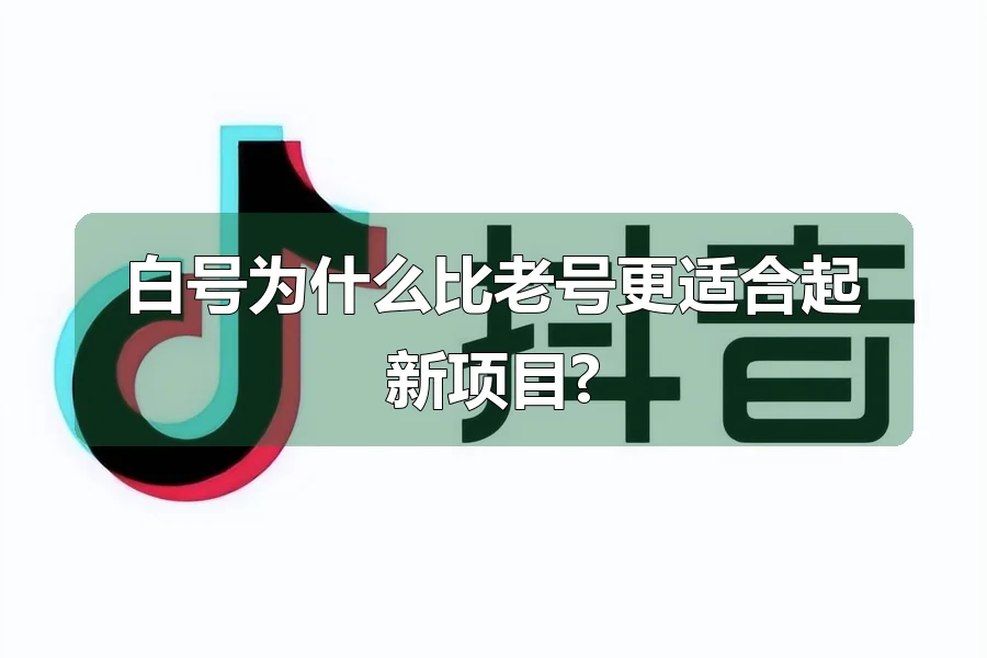 白号为什么比老号更适合起新项目?